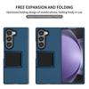 KEYSION Custodia di lusso Live Stand per Samsung Galaxy Z Fold 6 5 5G PC antiurto Cover posteriore per telefono per Samsung Galaxy Z Fold 5 6 5G