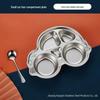 ZhiShi 304 Stainless Steel Kids Divided Plate