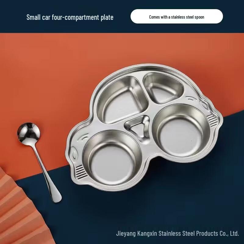 

ZhiShi 304 Stainless Steel Kids Divided Plate