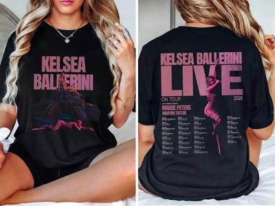 Neue Kelsea Ballerini 2025 Tour Geschenk für Fans Unisex S-4XL T-Shirt
