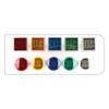 22mm AC 50-500V 0-99 Hz Round Square Digital Display Voltage Hertz meter Frequency Voltage Tester Meter Indicator Signal Light