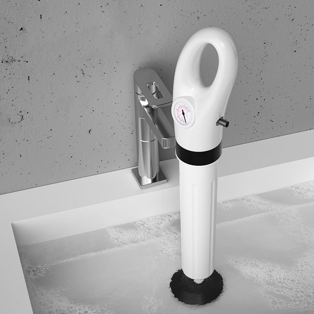 Air Power Drain Blaster Tools Universal Pipeline Clogged Remover High-pressure Reusable Equipment for Bathroom Shower Bathtub