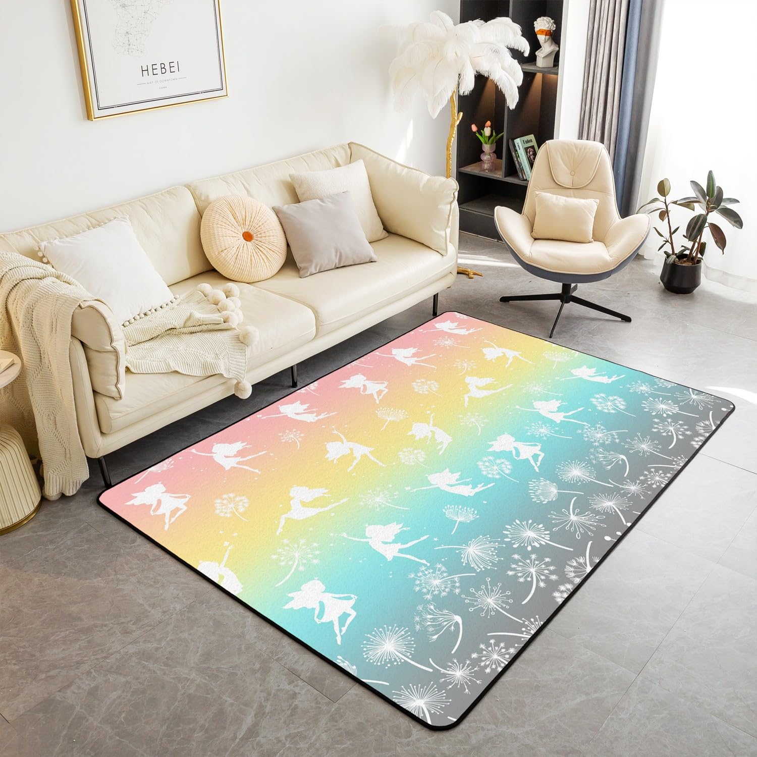 

Gymnastics Girl Area Rug for Living Room Bedroom,Gymnastics Dancing Decor Carpet Girly Ballet Romantic Indoor Floor Mat Doormat 40x60cm