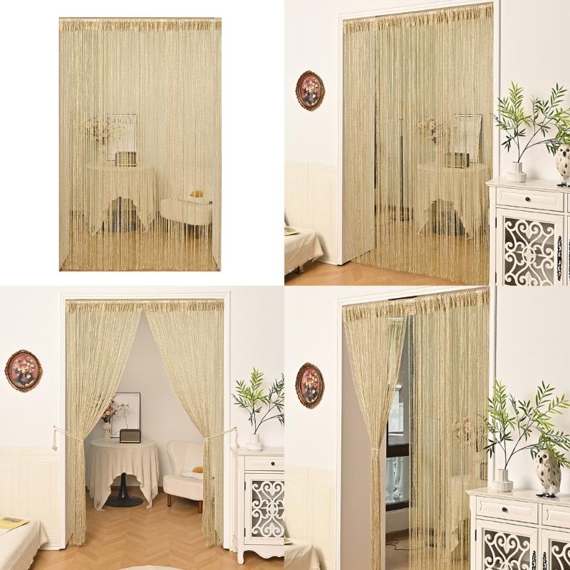 Modern Line Window Net Curtain Against Culicid Plan Thin Polyester Substance Simple Home Improve