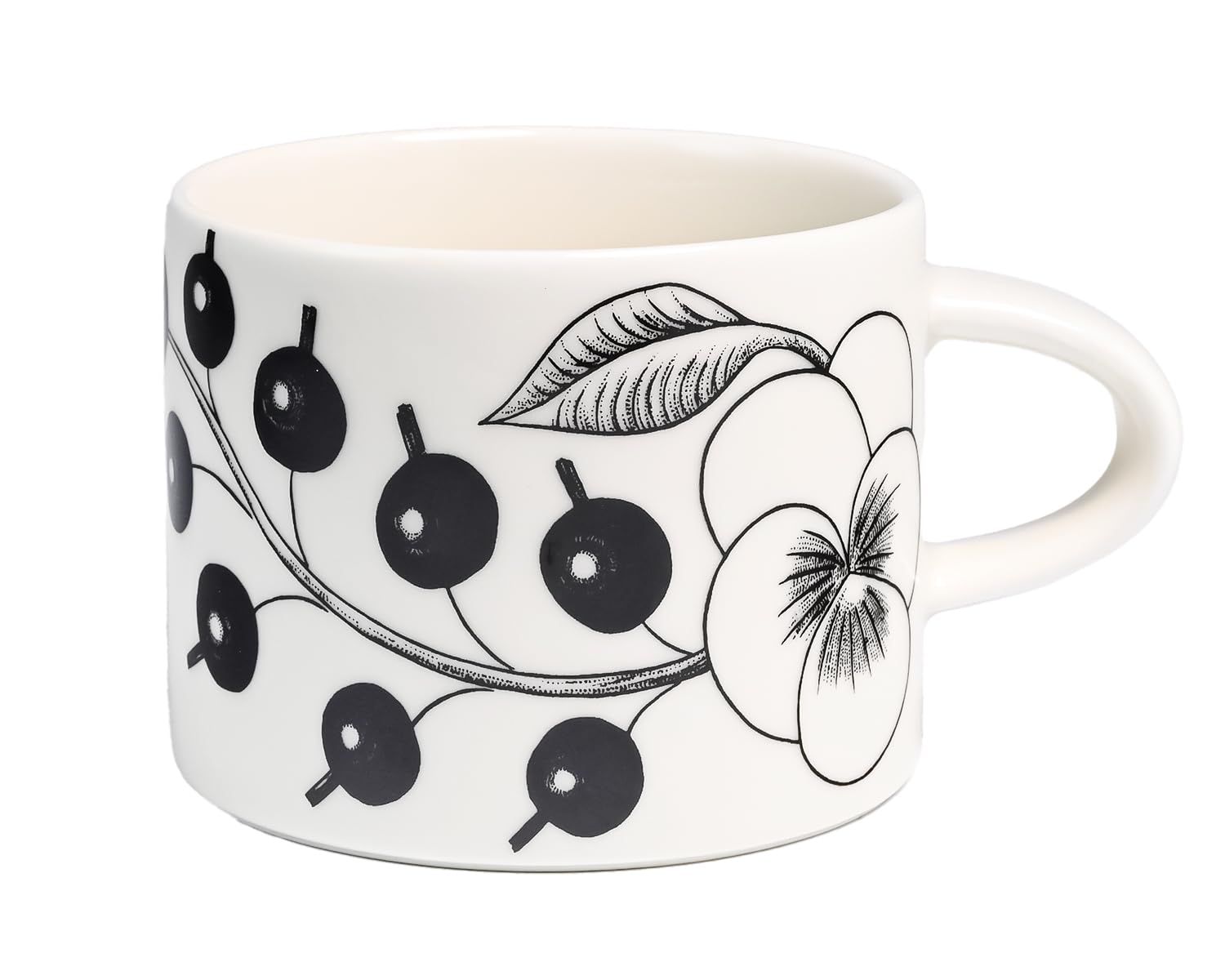 

Arabia Black Paratiisi 6677 Teacup (Mug) [Parallel Import]
