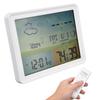 LCD Weather Forecast Indoor Outdoor Thermometer with RCC Receiving Function 100?240VUS Plug