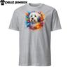 Colorful Havanese Dog Unisex T-Shirt Short Sleeve Tee with Vibrant Splash Design