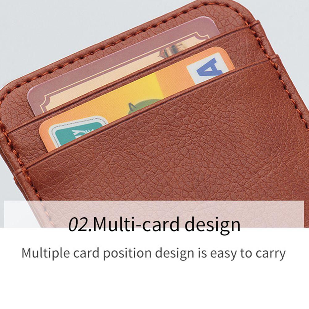 Slim Card Case Multi Slot Bank Credit Card Case Business Card Cover ID Card Holder Mini Wallet