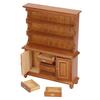 Dollhouse Bookshelf 1:12 Mini Doll House Furniture Retro Miniature Bookcase Savings Cabinet Study
