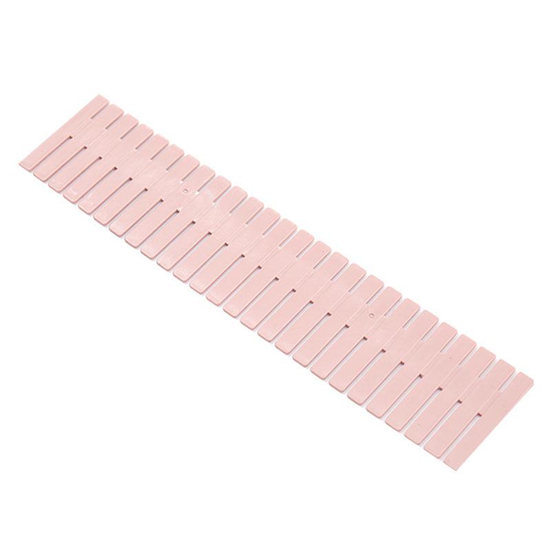 4pcs/set Adjustable Drawer Organizer Divider Household Storage Fence Drawer Divider Plate Bedroom Office Dresser Organizers