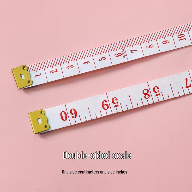 1.5 Meter Soft Tape Measure for Bust, Leg, and Body Circumference – Perfect for Tailors and Sewing.