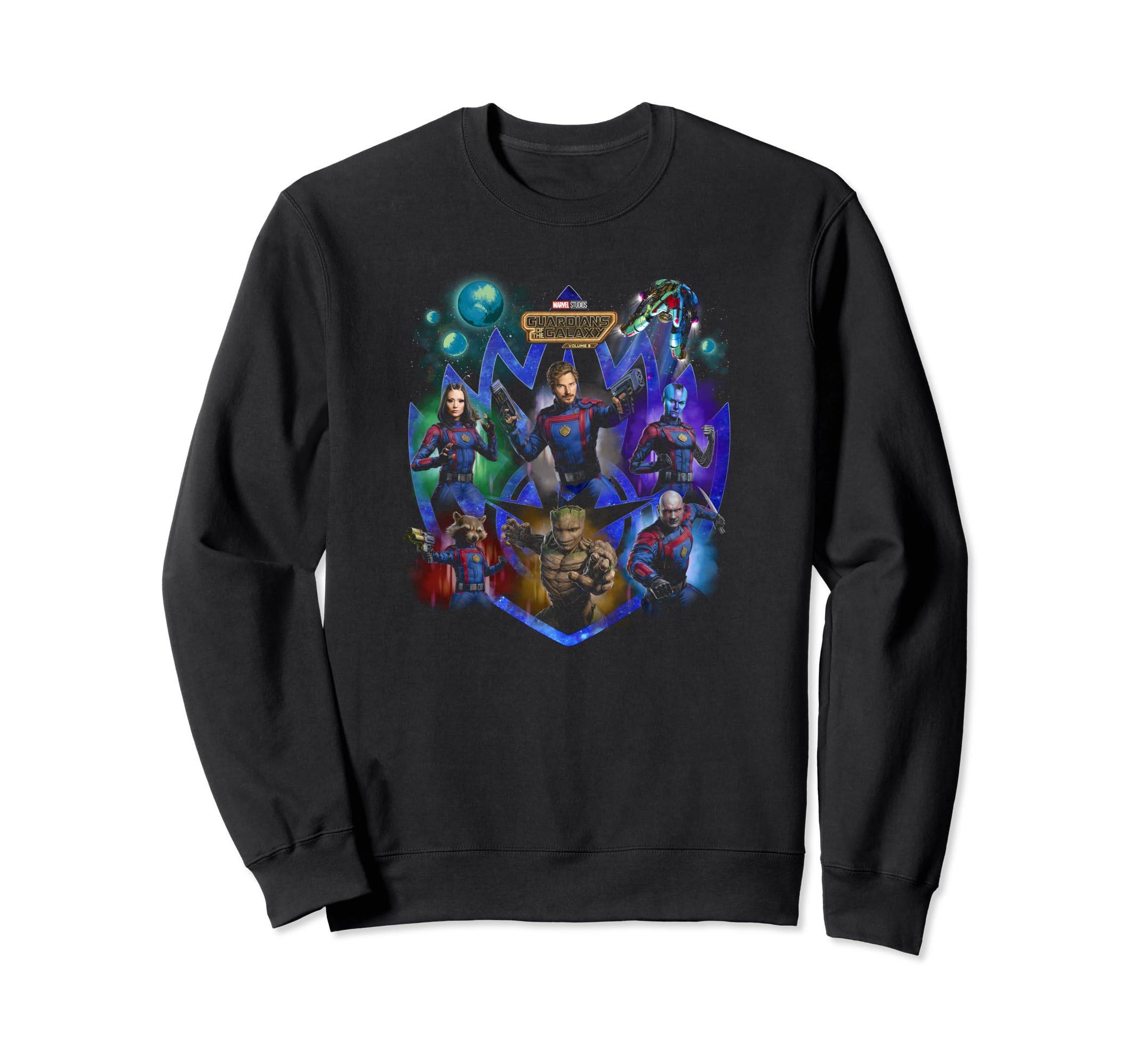 

Marvel Guardians of the Galaxy Vol.3 Galactic Heroes Poster Sweatshirt