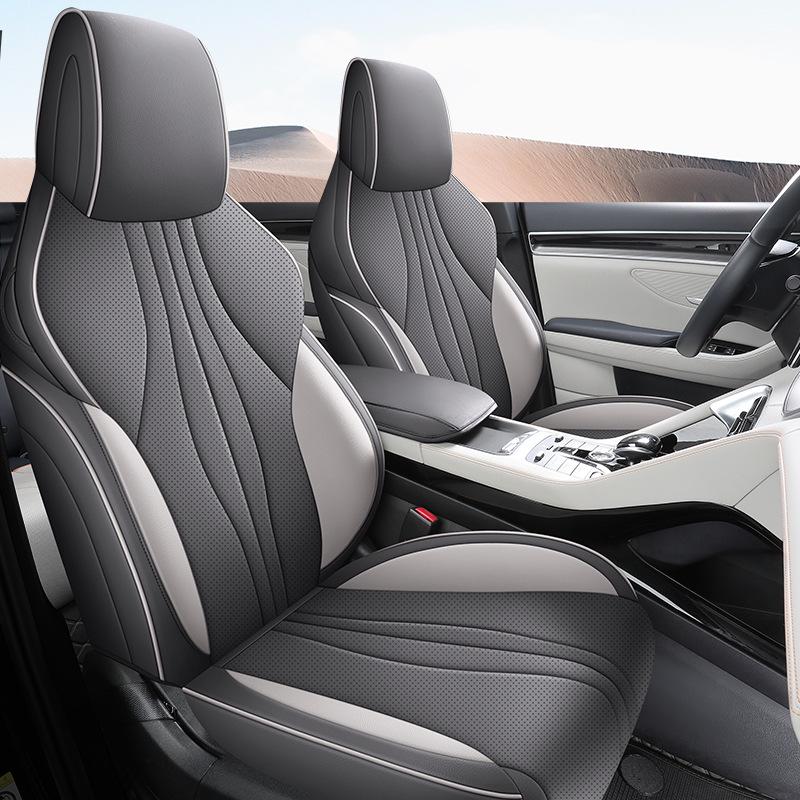 Song PRO Cartoon Leather Car Seat Cushion, Five-Seat Model, All-Season Use