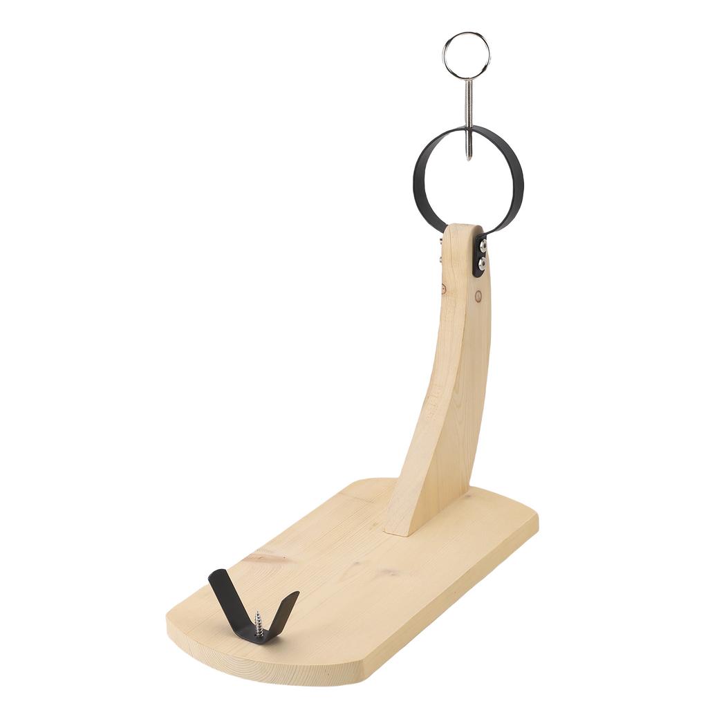 Hölzerner Schinkenhalter Ständer Kiefernholz Stabil Schinken Präsentationsständer Ständer zum Tranchieren und Schneiden Spanischer Schinken Italienischer Prosciutto