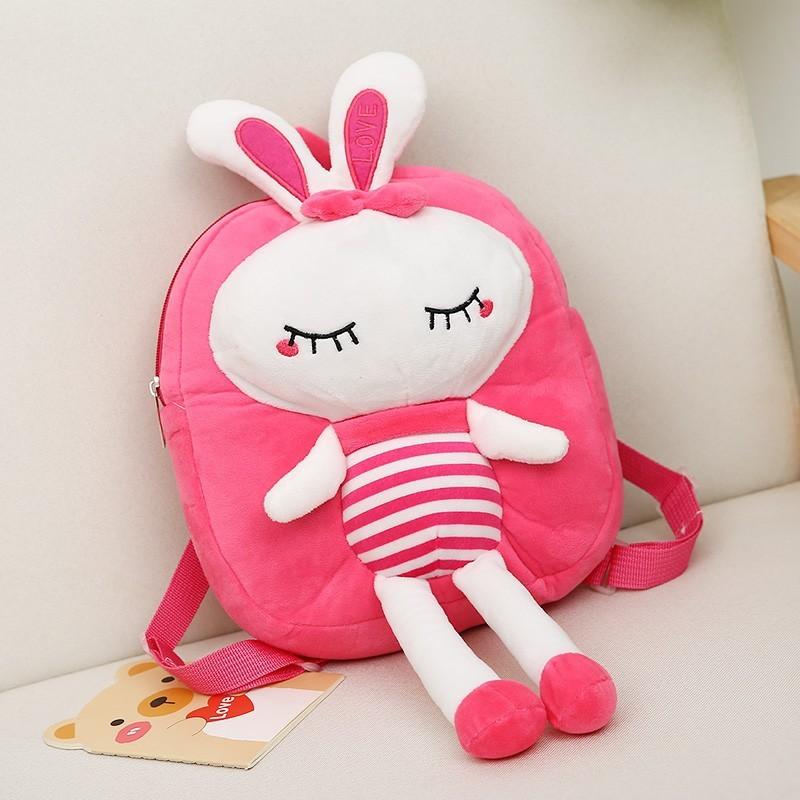 Plush Kids Animal Backpack With Large Capacity For School And Daycare Use