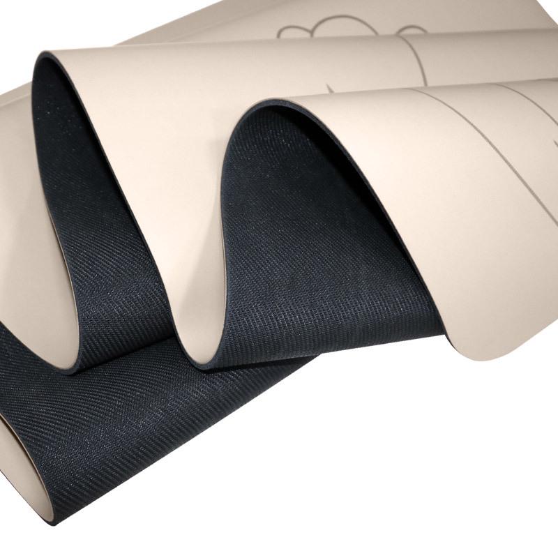 Non-slip, Sweat-absorbing, Personality Cartoon Yoga Mat - Natural Rubber, Widened & Long for Fitness and Plank Support