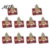 Christmas Gift Supplies 10 Pcs 3D Greeting Card, Cute Tree Santa Snowman Handwritten Holiday Notes Wreath Design Cards for Festive Messages,