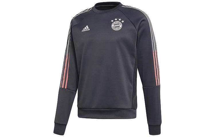 Adidas Sweatshirts Men s Gray Crew Neck Moderate Regular FR3989 M