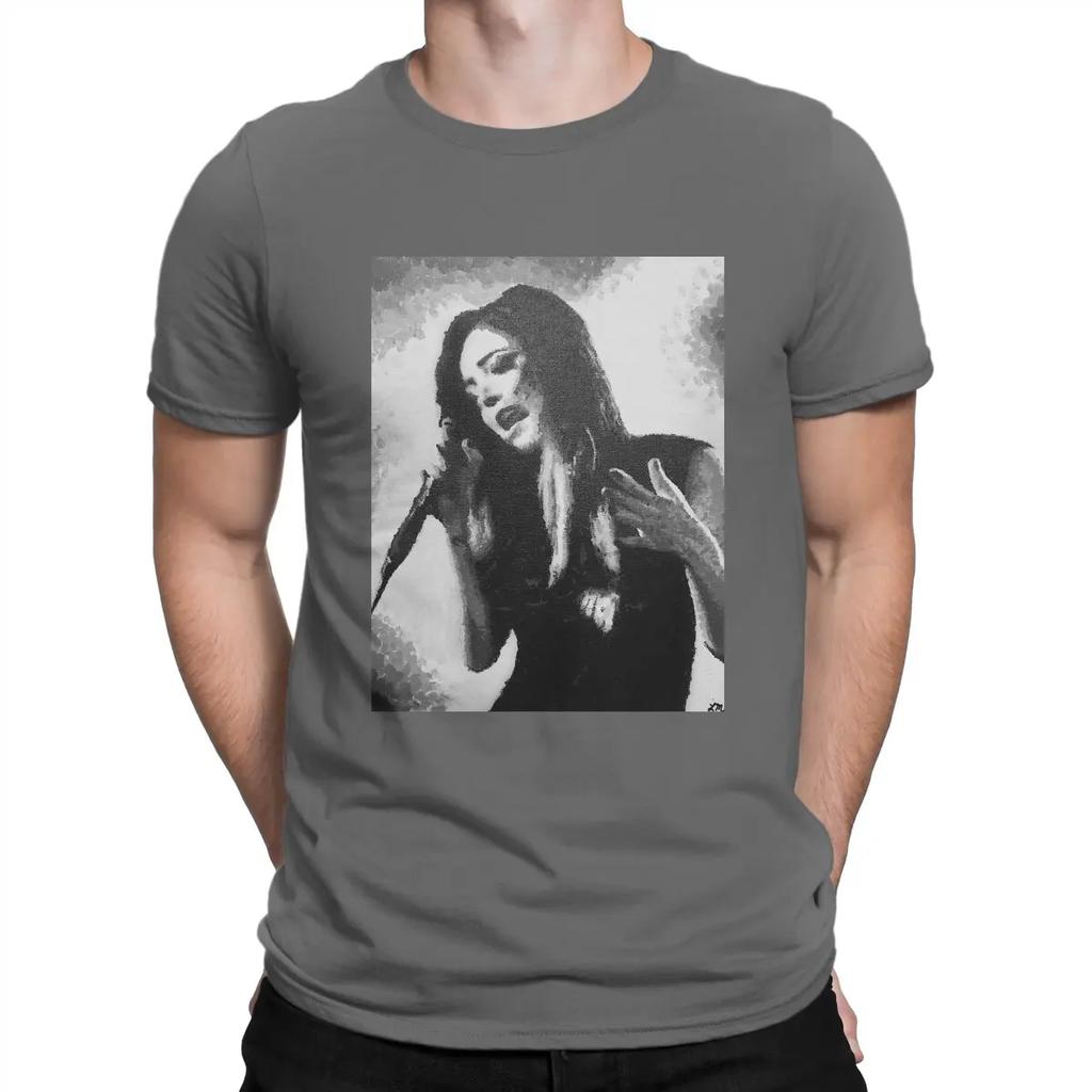Chrissy T Shirt Men's  100% Cotton Vintage T-Shirts Crewneck Chrissy Costanza Tees Short Sleeve Tops 4XL 5XL