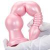 Silicone Threaded Ultra-Long Thick Anal Plug and Dilator for Women - Wearable Fake Penis Sex Toy