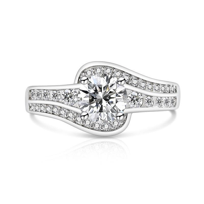 2026 Diamond Zircon Ring Women s Fashion Versatile Women s Holiday Gift Jewelry Resizable