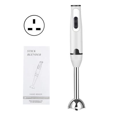 400W Single Mixing Blade UK/EU Plug Stick Blender with Stainless Steel Feet Household Handheld Baby Supplement Electric Stirrer