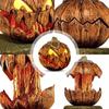 Brandneu Für Halloween-Dekoration Kürbiskopf-Dekor Horror-Ornament Sprachaktiviert Ohne Batterien 1 Stück 21*20*20cm