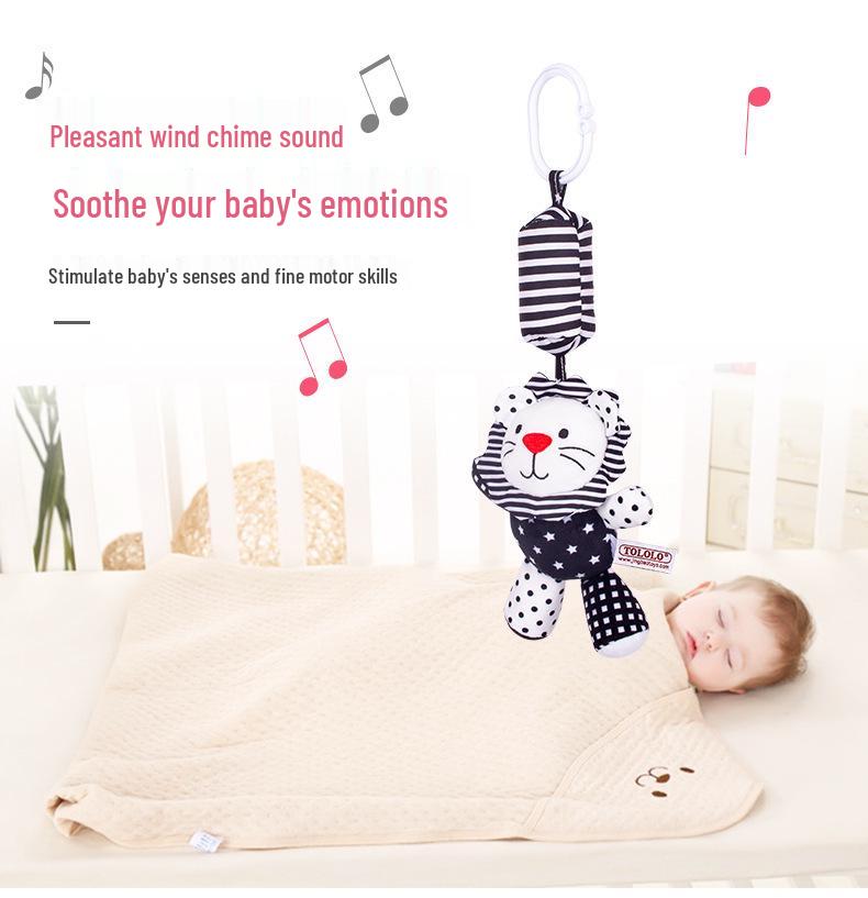 TOLOLO Baby Cartoon Animal Black & White Crib Mobile Toy