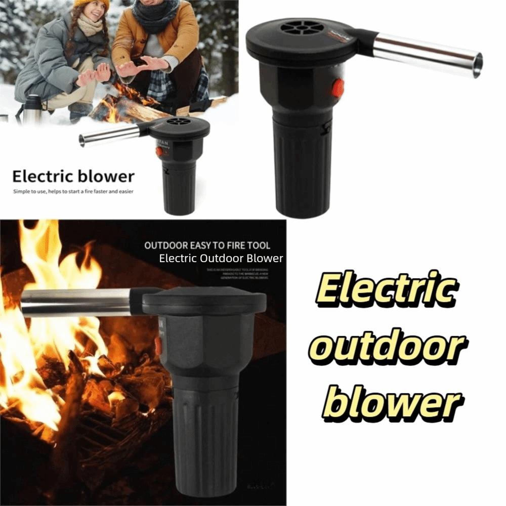 Handheld Fire Starter Strong Wind Power BBQ Fire Blower Electric Air Blower  BBQ Grill