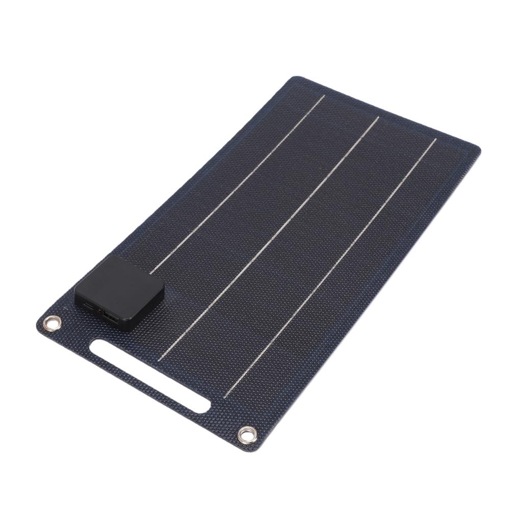10W Solar Panel ETFE USB Type C Portable Solar  r Backup Energy Solution Water Proof for Outdoor Camping Hiking Travel