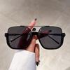 Oversized Sunglasses Woman  New Unique One Piece Fashion Sunglasses for Man UV400 Punk Glasses Trending Female Eyewear UV400