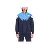 Puma Mcfc Logo Pattern Comfortable Warm Windproof Waterproof Stand Collar Color Block Jacket Men Jacket Light-Blue 756664-25