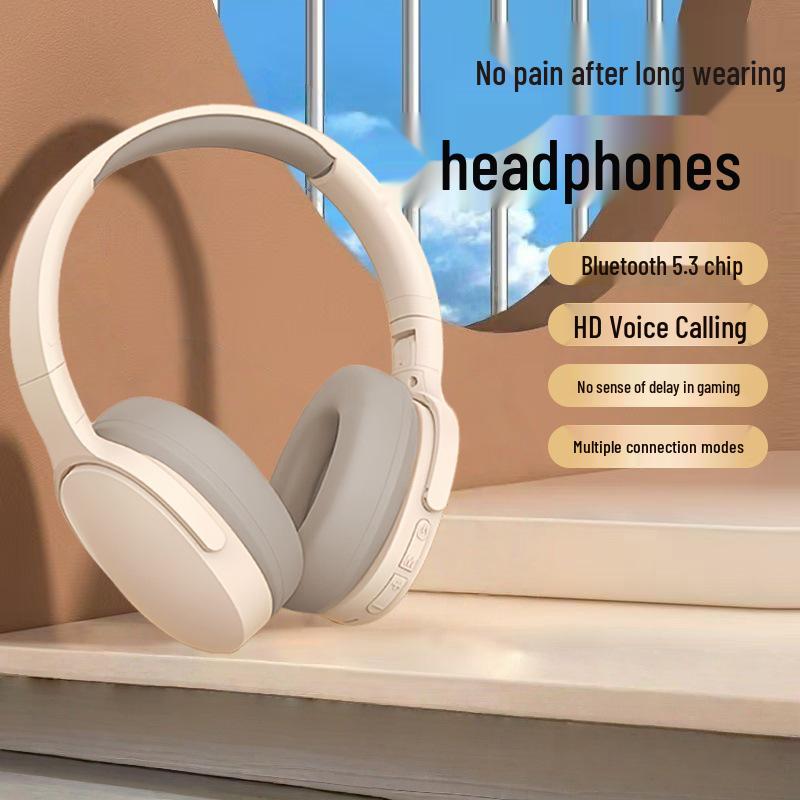 P2961 Wireless Bluetooth Heavy Bass Over-Ear Gaming Headset for Music and Universal Smartphone Compatibility