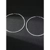1 Pair Unique Exaggerated Large Hoop Earrings for Women, Fashionable Rhinestone Embellished Big Circular Ear Rings
