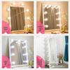 Makeup Vanity Mirror LED Light with Adhesive, No-Punch Installation, and Replaceable Bulb for Bathroom.