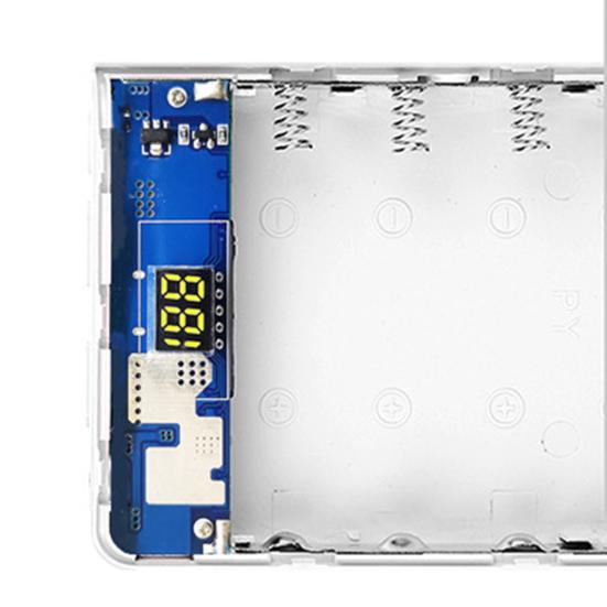 18650 Battery Box Overcharge Overcurrent Protection Dual USB Output Repeatable Replacement Digital