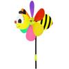 Six Colors Three-dimensional Windmill Cartoon Children Toys Home Garden Decoration Wind Spinner Whirligig Yard Decor