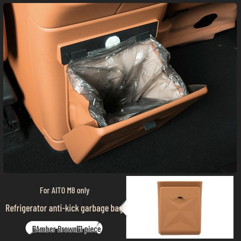 Wenjie M8 Magnetic Refrigerator Anti-Kick Cover with Hidden Trash Can and Anti-Dirty Storage.