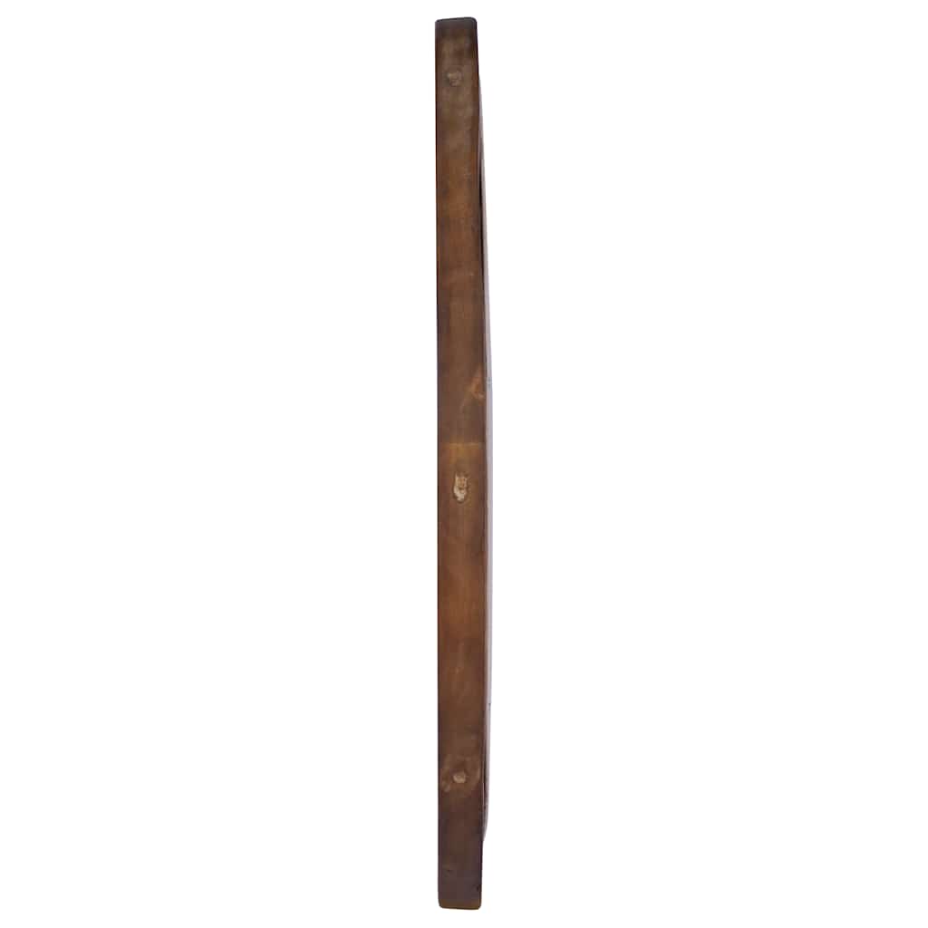 Wall Mirror 60 Cm Teak Round