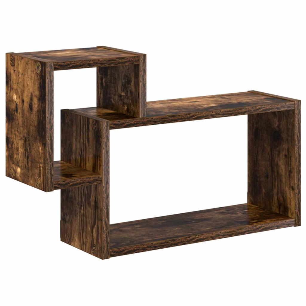 Wall Shelf Wall Mount Brown 55 x 15 x 35 cm Particleboard
