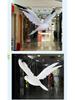 Miniature Seagull Feather Sculpture: Bird-Themed Forest Style Decor for Gardens, Homes, Scenic Displays, and Mall Layouts