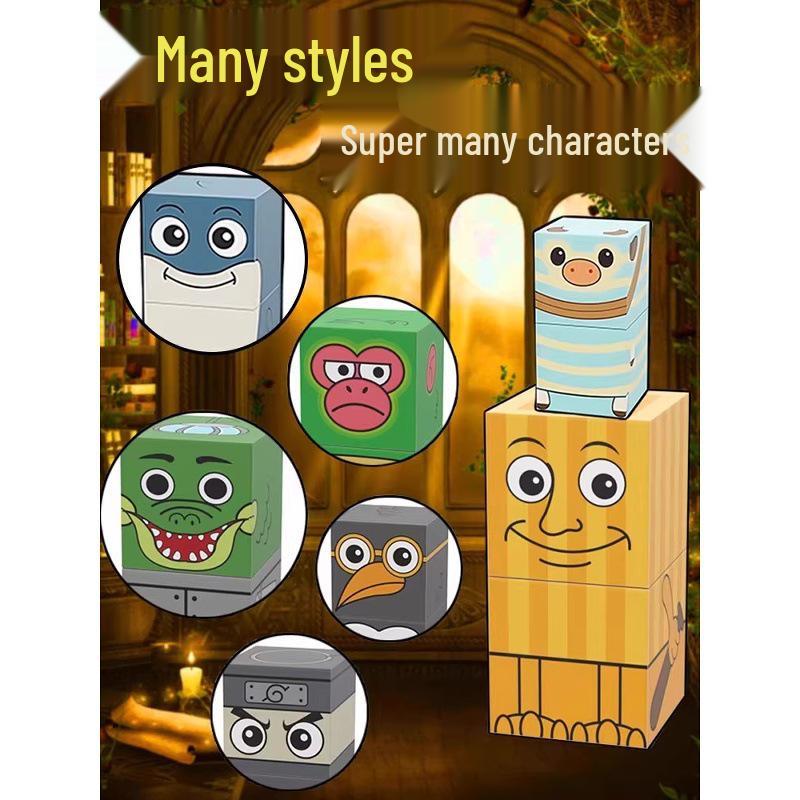 3D Magnetic Puzzle Blocks: Mountain & Sea Classics for Ages 3-6