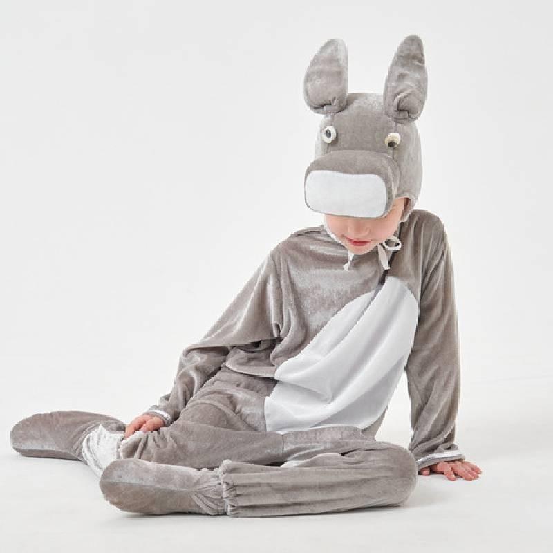 Adorable Kids Donkey Costume For Halloween Cosplay Polyester Material