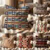 Native Fabric Pattern Cushion Cover Multi-Scene Pillow Cover for Home & Car - Reversible, Soft & Durable for Daily Use