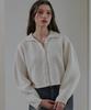 Deheve Raglan Volume Wool Cardigan [Ivory]