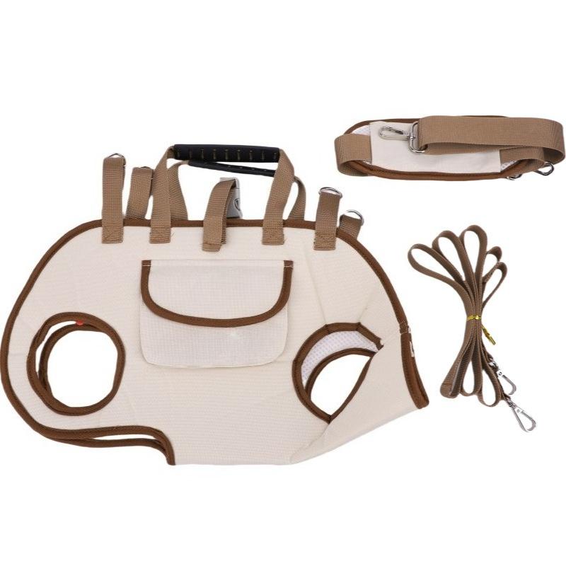 Outdoor Portable Breathable Pet Leash Backpack for Cats and Dogs, Hand-Carried and Crossbody Travel Harness for Pets