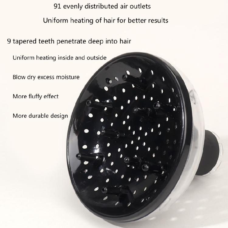 Universal Hair Diffuser Adaptable for Blow Dryers with D-1.5-Inch To 1.9-Inch