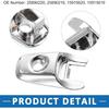 Front Left Exterior Door Handle Lock Cover Cap Replacement for Lincoln MKX 2011-15 Plastic Chrome Tone