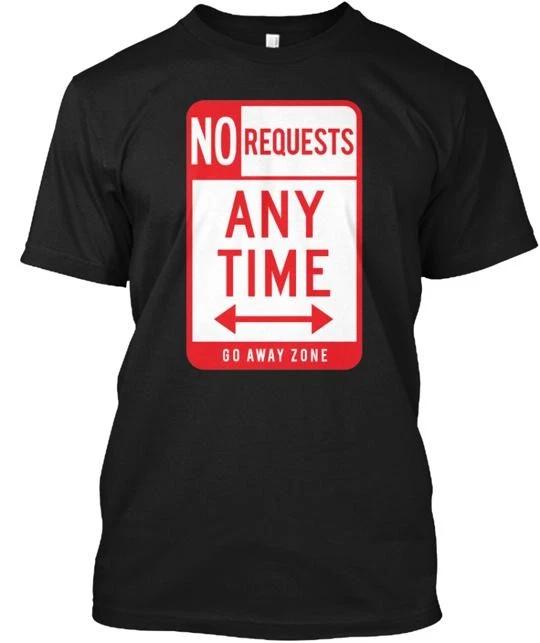 

Dj No Requests Limited Tee 100% Cotton T-shirt Mens Tees Top Made in the USA T-Shirt Tee Top Unisex S
