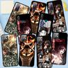 Phone Case for Samsung Galaxy S25 S24 S23 iPhone 16 15 Xiaomi Redmi Note 14 13 12 16E X 8 11 Pro Max OPPO Moto Huawei Anime Levi Attack On Titan Cover
